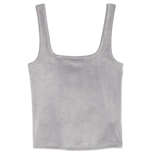 NWT Old Navy Stylish Gray Velvet Tank Top Size 2X - Picture 6 of 9